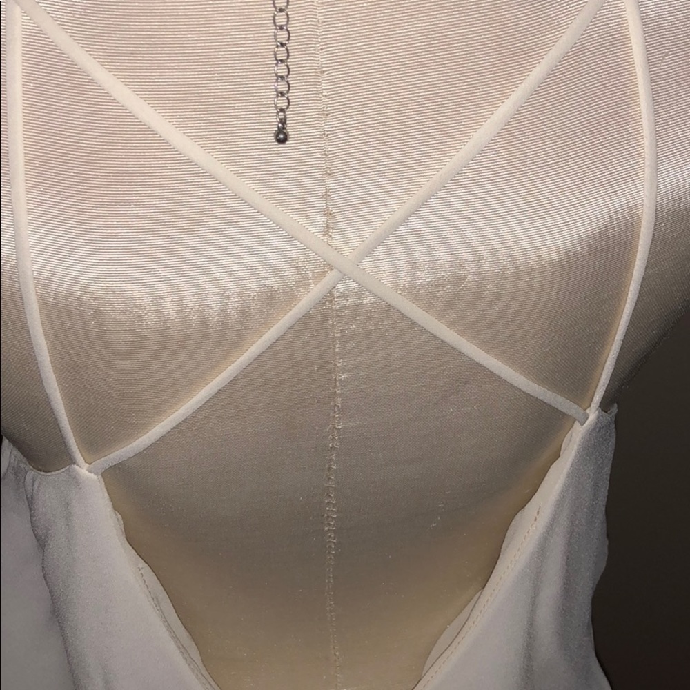 Beautiful Zara Basic Off White Evening Dress. - image 7